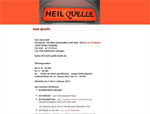 Tablet Screenshot of heil-quelle-berlin.de